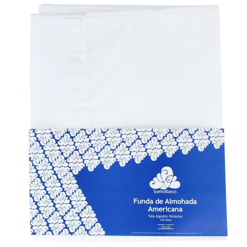 Set De 2 Funda 50x70 cm c/u Blanca-1