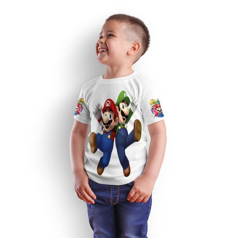 Polera Juvenil Super Mario Bros D11-0