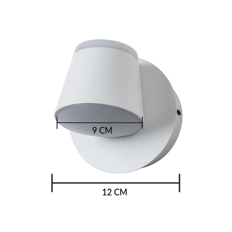 Apliqué Elegante Simple Decorativo LED Movible 5W Blanco-2