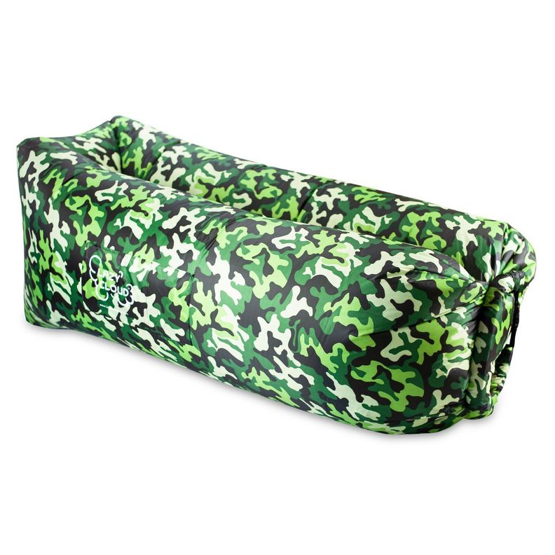 Sillon Inflable Premium Camuflado Verde-0