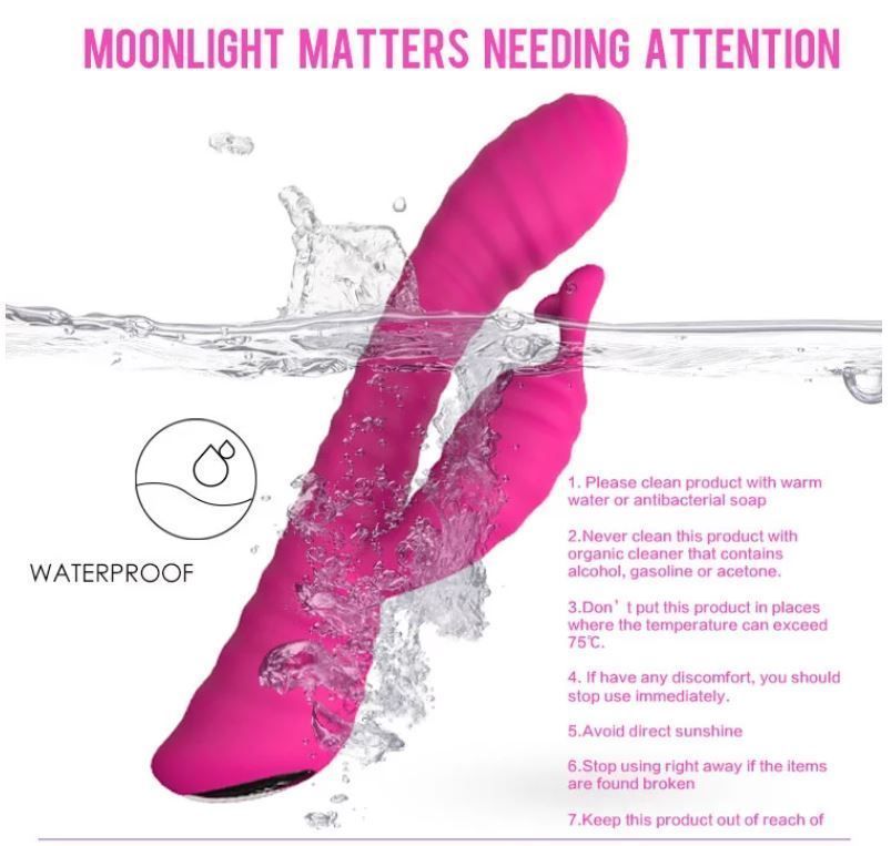 Dildo Vibrador Dual Consolador Moonlight-4