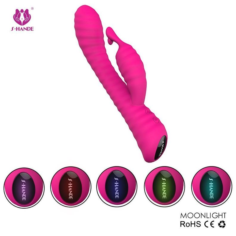 Dildo Vibrador Dual Consolador Moonlight-6