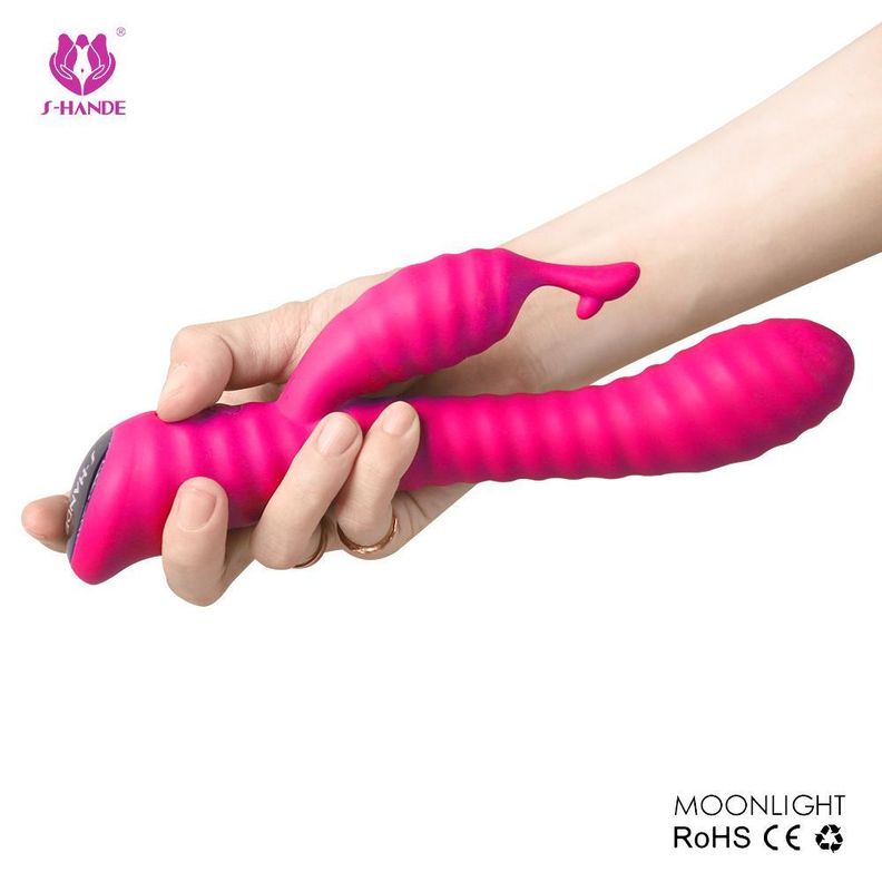 Dildo Vibrador Dual Consolador Moonlight-3