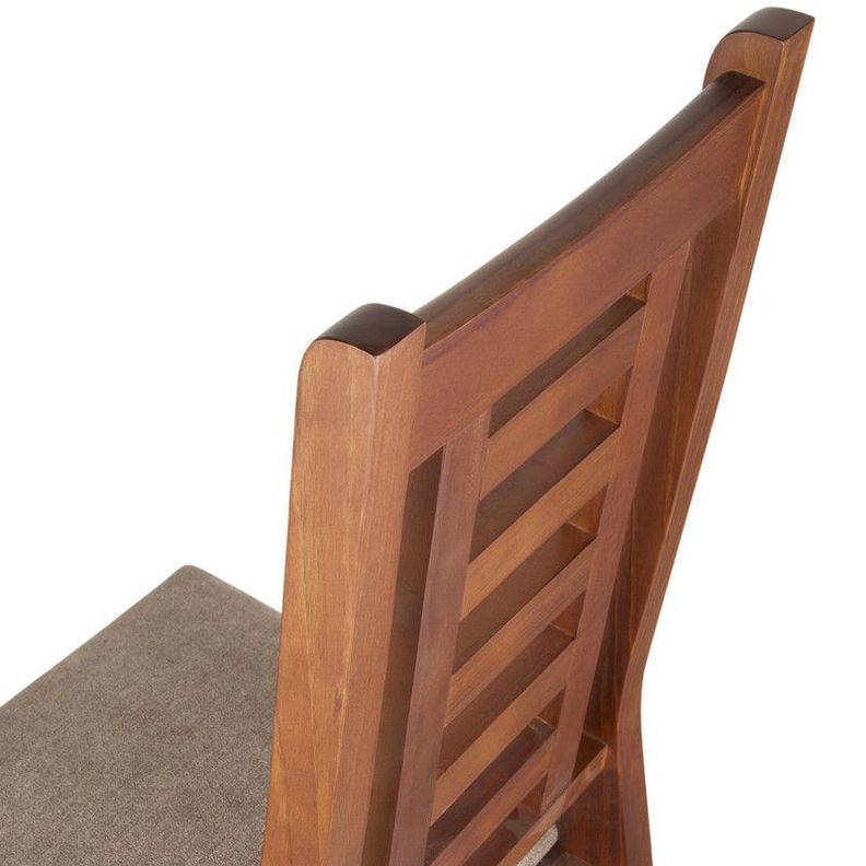 PACK 8 SILLAS PASCAL MADERA COLOR MIEL TAPIZ CAFÉ JASPEADO-2