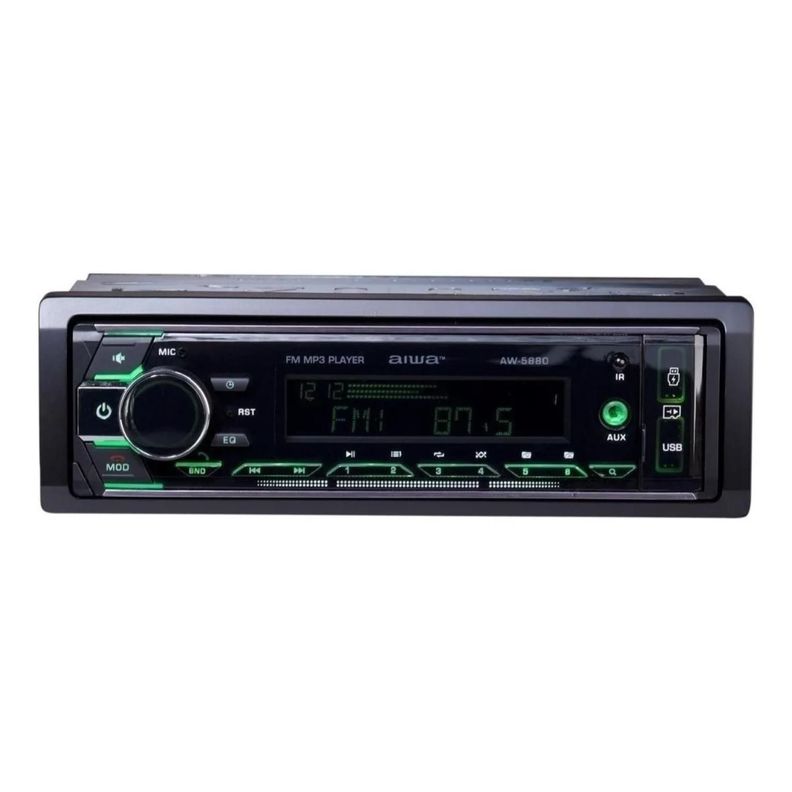 Radio De Automovil Bluetooth USB SD AW-5880 Aiwa-0