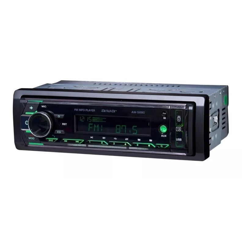Radio De Automovil Bluetooth USB SD AW-5880 Aiwa-1