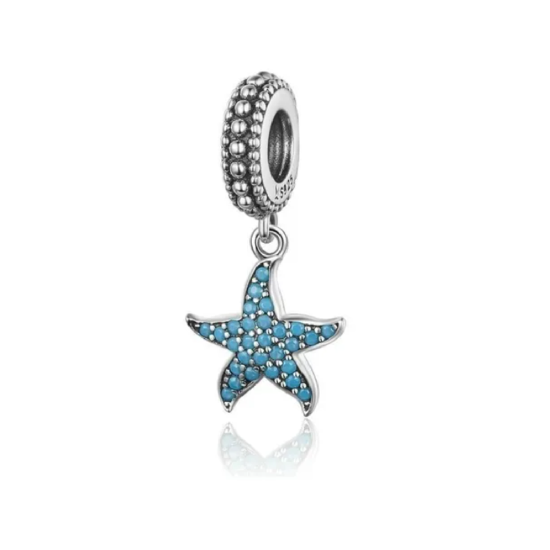 Charm Estrella de Mar en Plata Fina 925 SILVER HEART-0