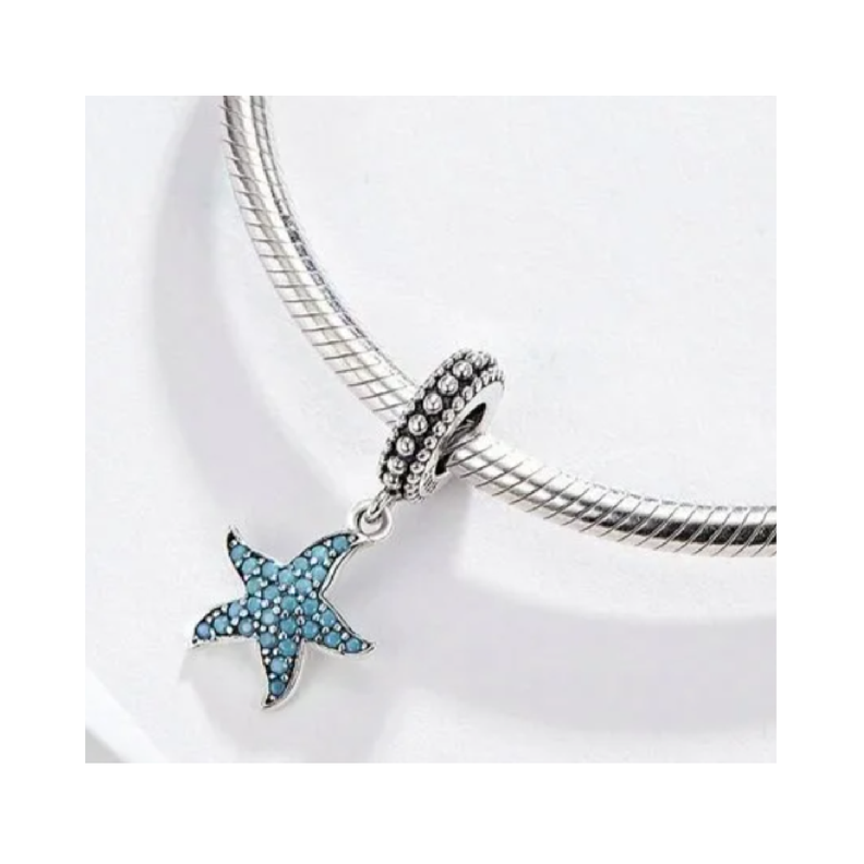 Charm Estrella de Mar en Plata Fina 925 SILVER HEART-3
