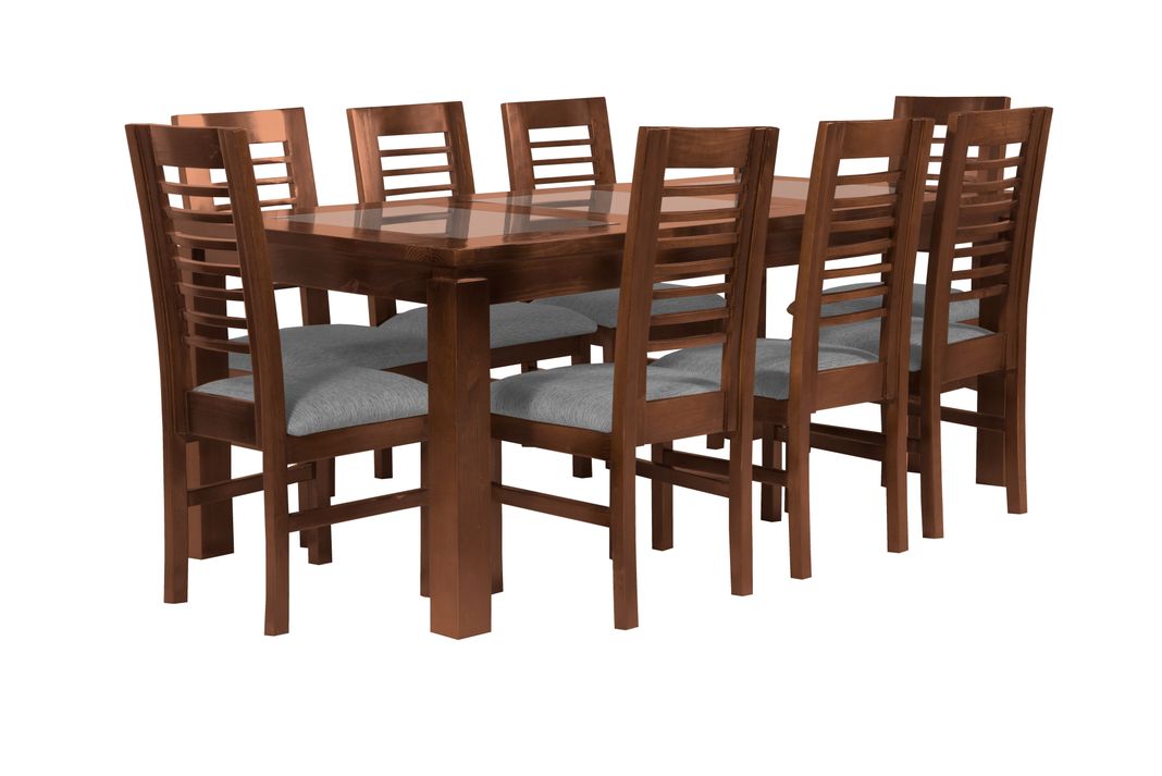 Jgo Comedor Florencia 8s Nogal-0