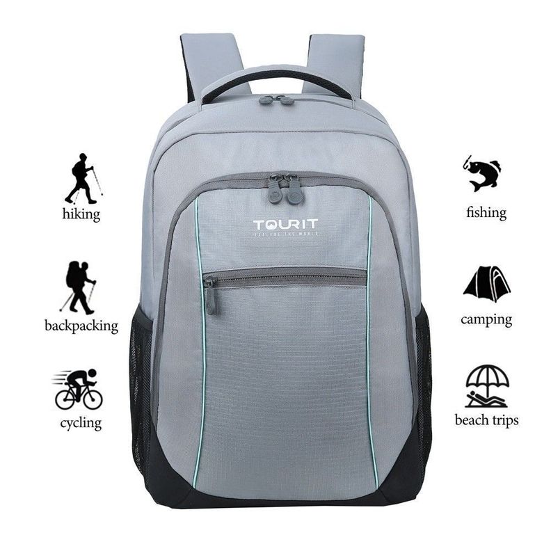 TOURIT Mochila Cuckoo térmica Aislante 22 lt- Gris-6