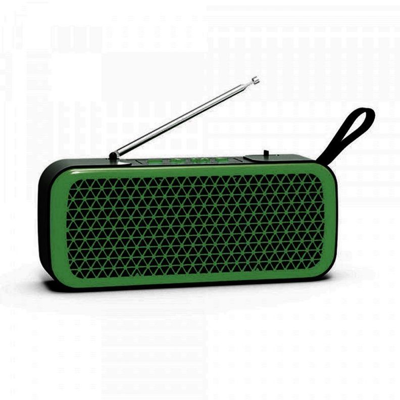 Parlante Bluetooth Portatil Solar Verde C81036-0