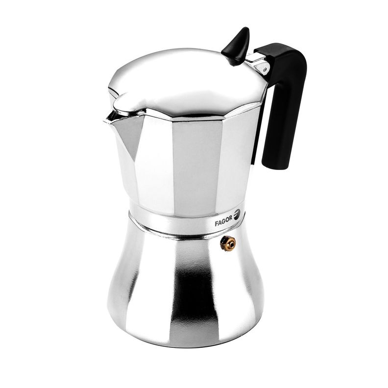 Cafetera italiana espresso acero inoxidable 9 Tazas Cupy Fagor-1
