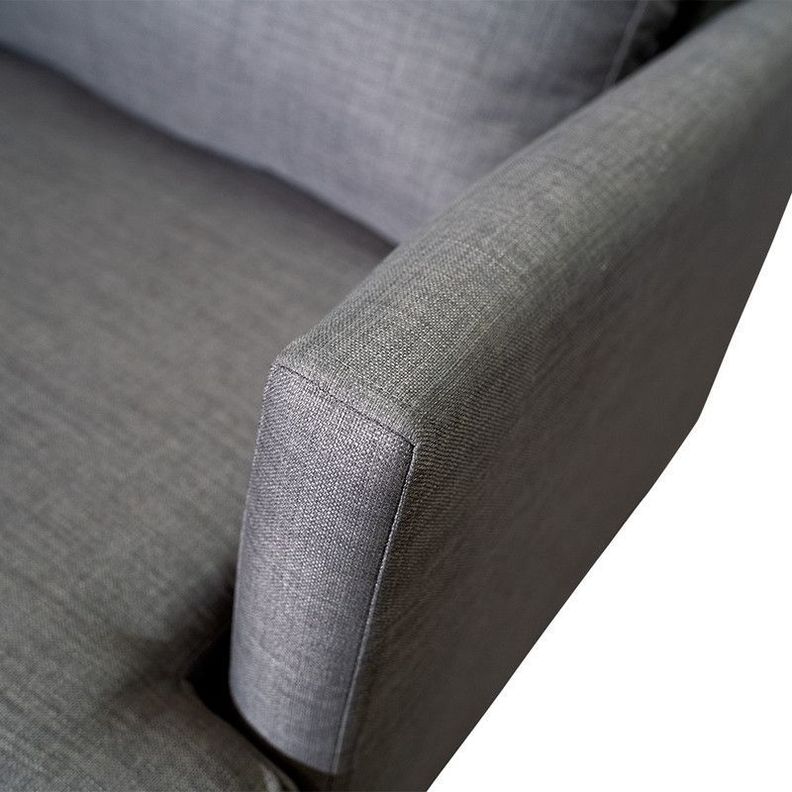 Sofá Aldara Felpa Gris 2C-2