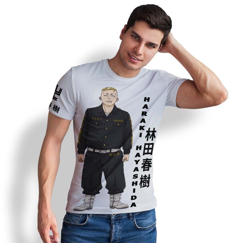 Polera Anime Tokyo Revengers - Haraki Hayashida D5-2
