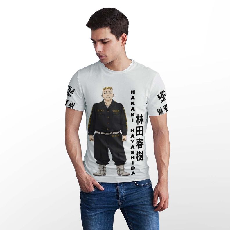 Polera Anime Tokyo Revengers - Haraki Hayashida D5-0