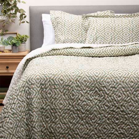 CUBRECAMA ESTAMPADO SHERPA VERDE 2 PLAZAS-0
