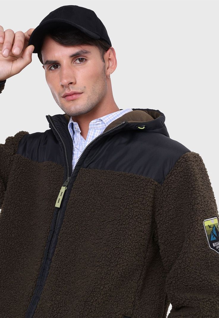 Polerón Sherpa Con Capucha Arrow PL2534FOL-1