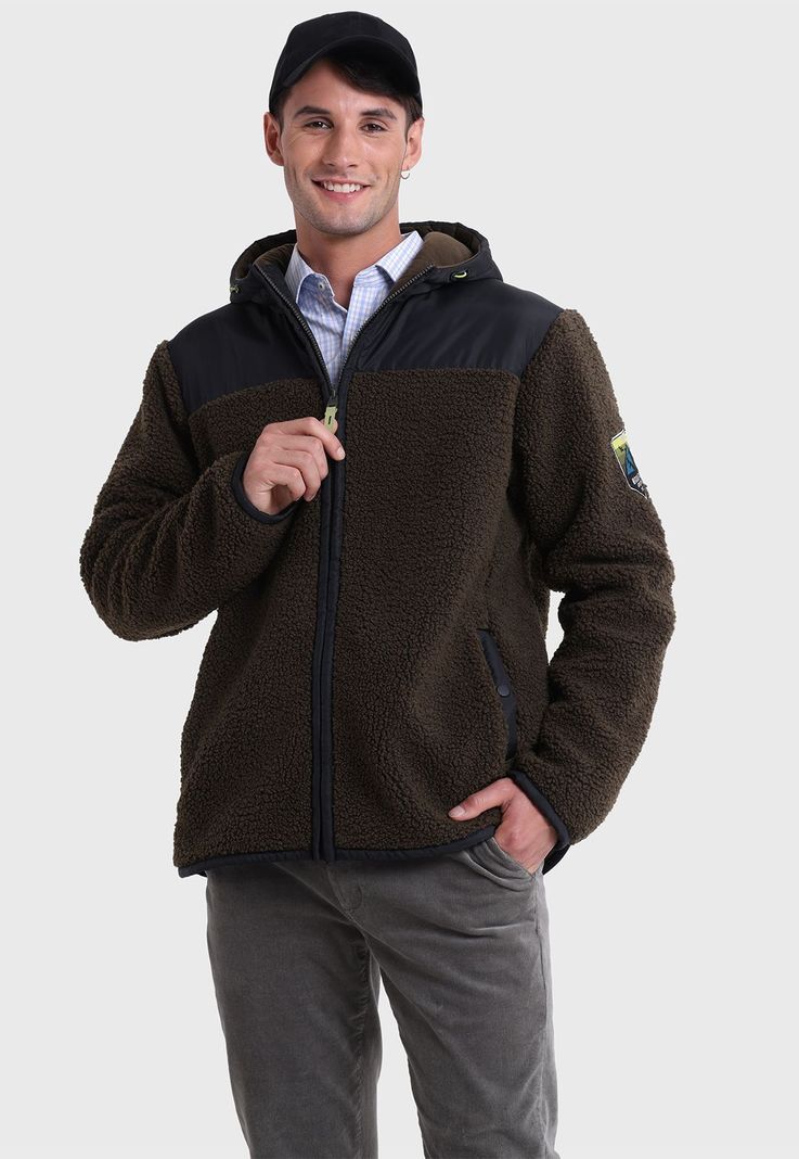 Polerón Sherpa Con Capucha Arrow PL2534FOL-0