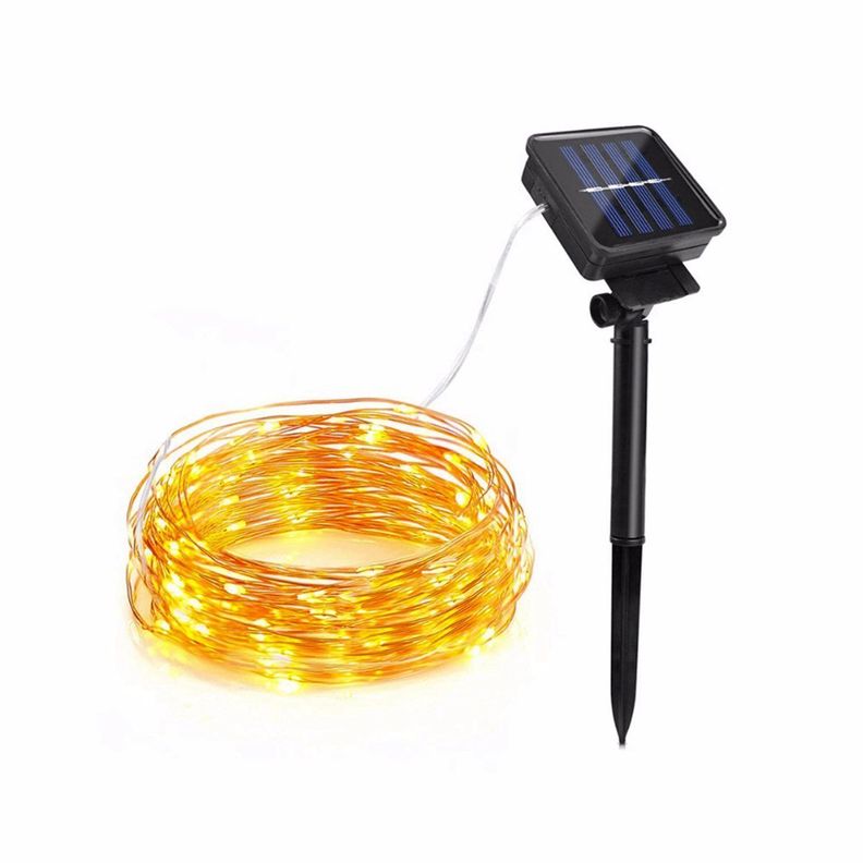 CADENA DE LUZ HADA LED COLOR CÁLIDO 10 METROS CARGA SOLAR-0