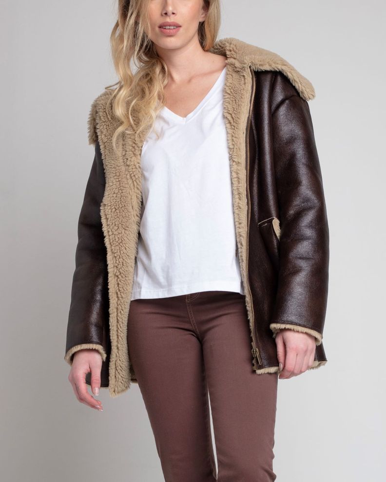 Chaqueta Acolchada Chaquetas De Jeans Mujer Falabella Cuero