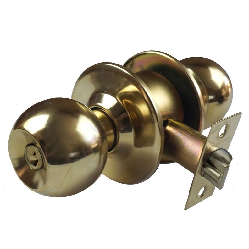 Cerradura Pomo Oficina / Dormitorio Bronce-0