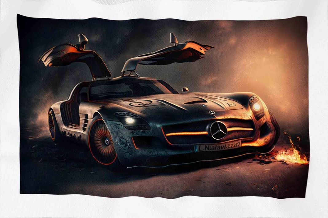 Tela Impermeable Estampada Carros D16 50cm x 70cm-2