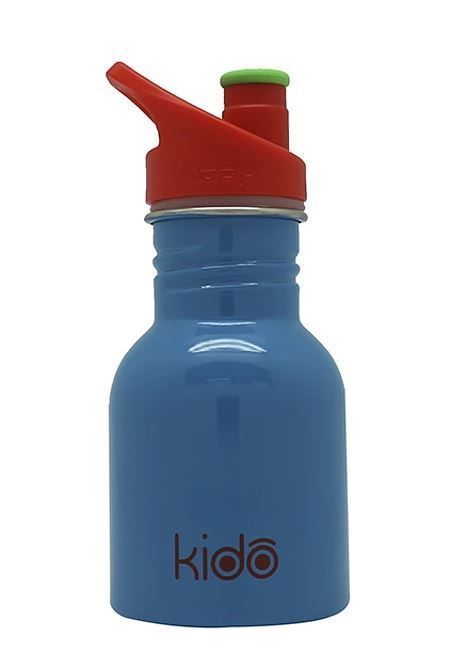 Botella Metalica 335ml Keep Kido azul-0