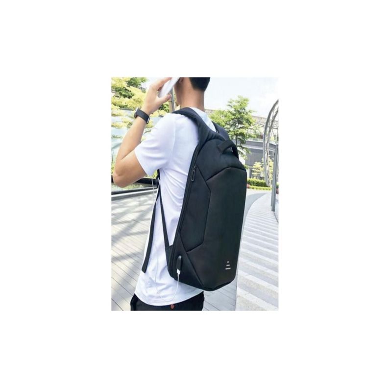 Mochila Para Notebook Impermeable Antirobo Silver-3
