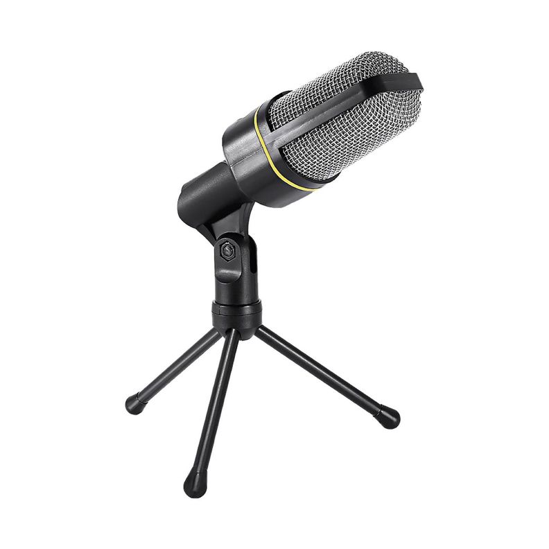 Microfono Multimedia Streaming Con Tripode Jack 3.5 Audiopro-0