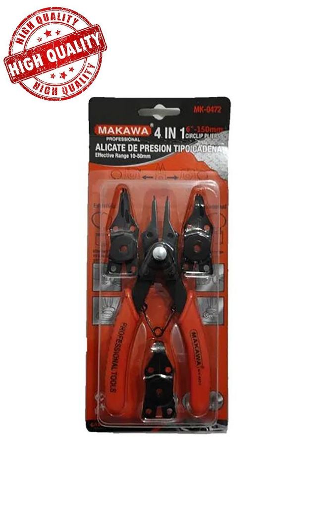 Alicate Saca Seguro 4en1 set 4pcs Saca Seguro Seeger-2