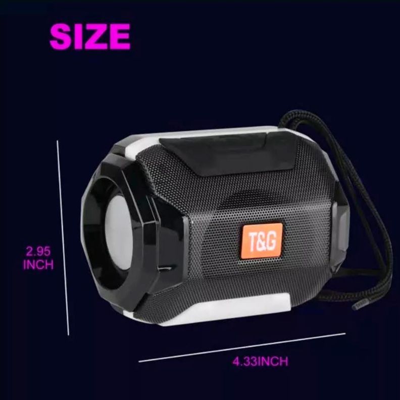 Mini Parlante Rgb Bluetooth 5.0 Usb Portatil Stereo Radio Fm-7