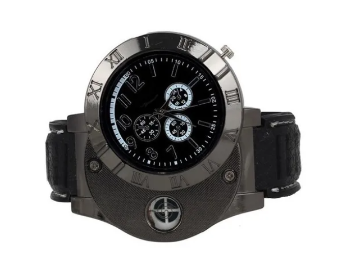 Reloj Hombre Pulsera Con Encendedor Recargable-4