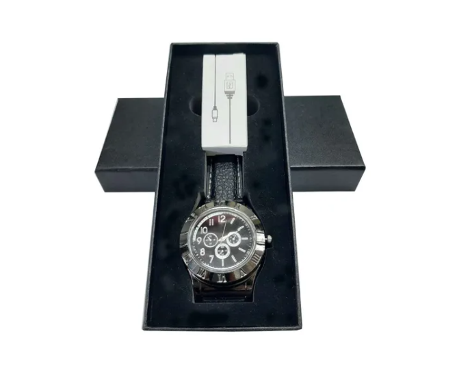 Reloj Hombre Pulsera Con Encendedor Recargable-5