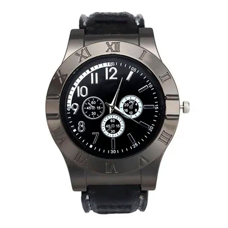 Reloj Hombre Pulsera Con Encendedor Recargable-0