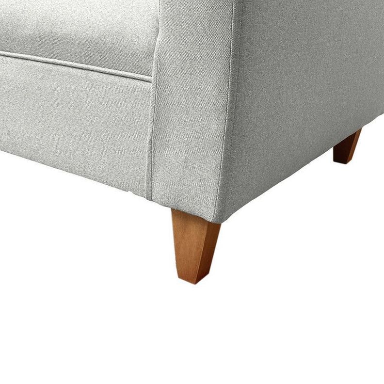 Butaca Mateo Chenille Gris Pata Madera 1C-3