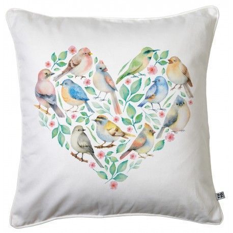 Cojin Pajaritos Corazón 45x45-0