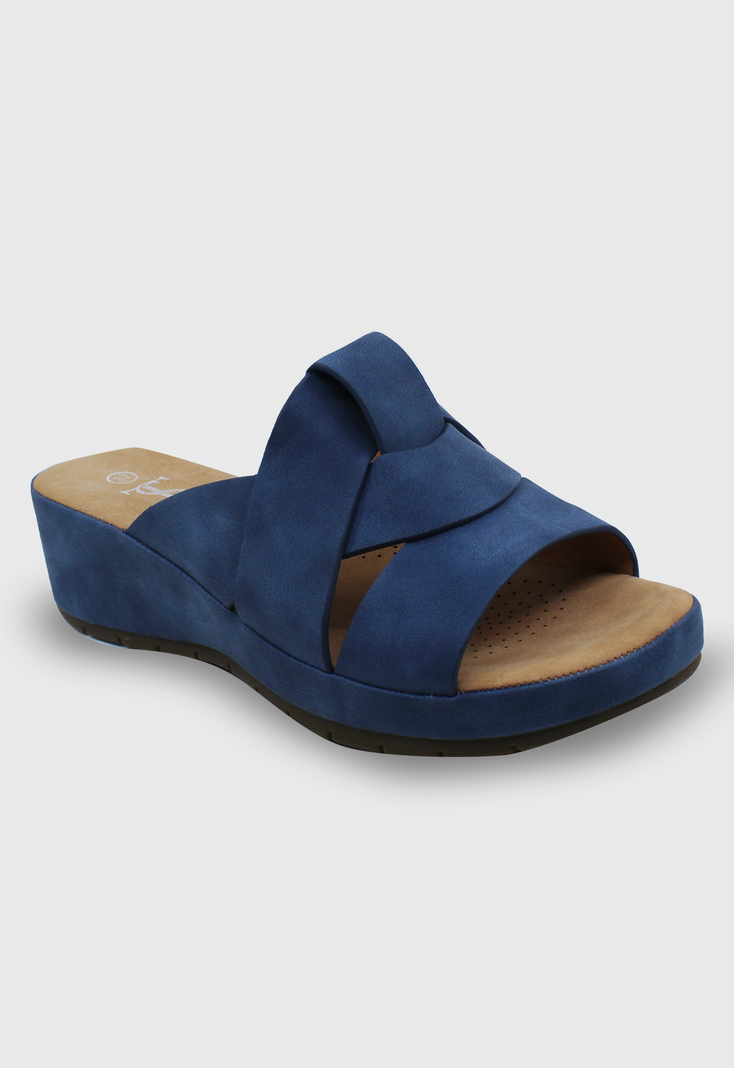 Sandalia Marión azul Stylo Shoes-1