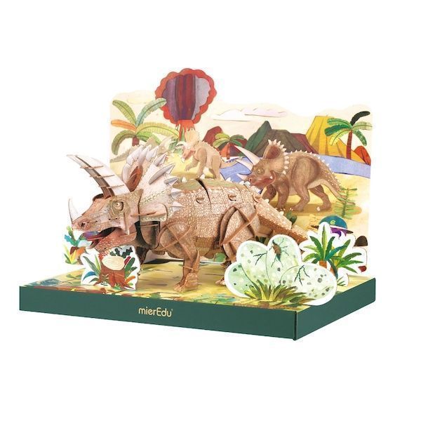 Puzzle Eco 3D Triceratops-3