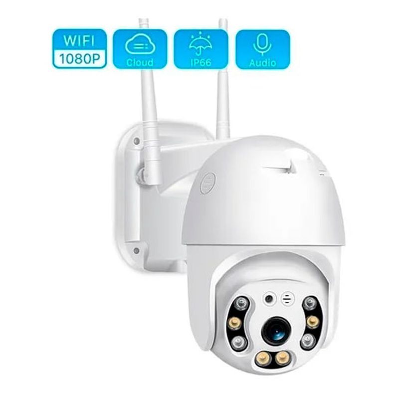 Camara Ip Ptz Wifi Exterior 1080p 2mp Inalambrico Tl165-1