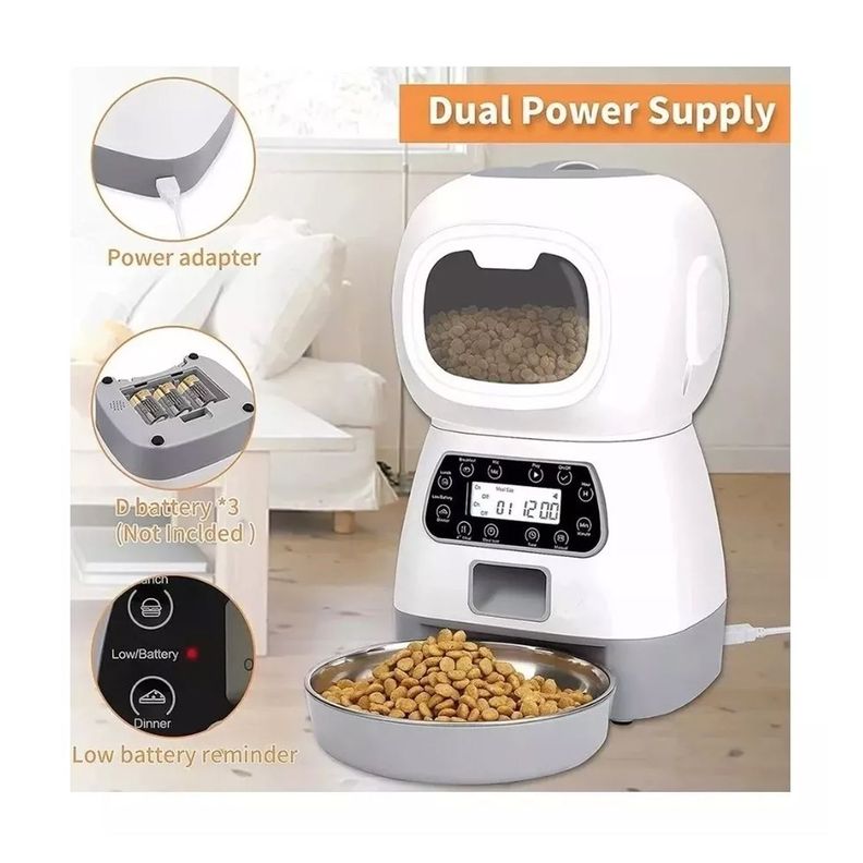 Dispensador Comedero Automatico Programable Comida-4