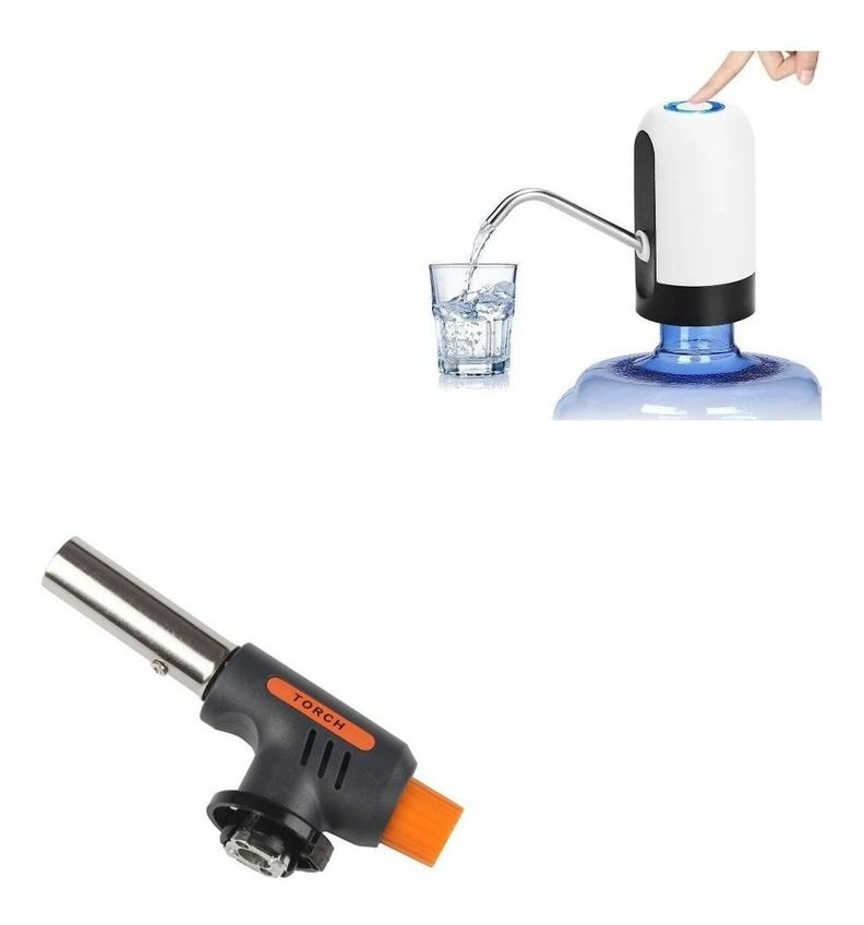 Dispensador Automatico De Agua + Soplete A Gas-0