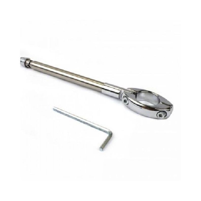 Antena Corta Hilo Curado Moto Retractil Cromada-1