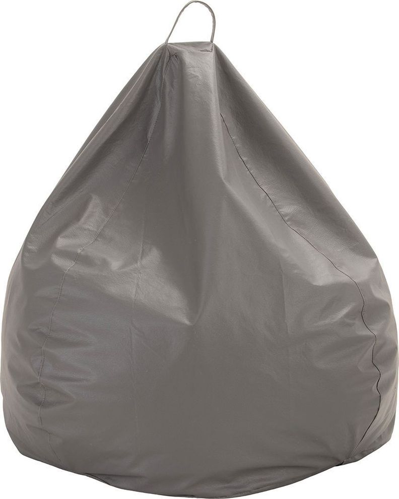 Pouf Pera Gris Cuerina 100x120x120 cm Máxima Design-0