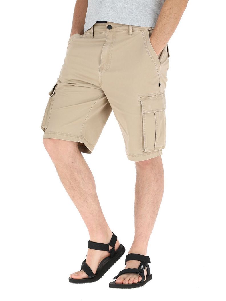 Short Cargo Huilmo Mostaza Hombre-0
