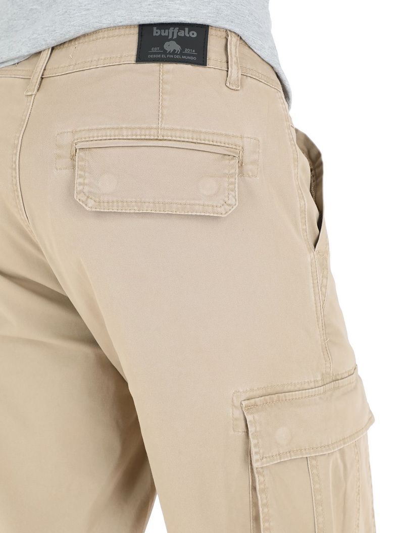 Short Cargo Huilmo Mostaza Hombre-3