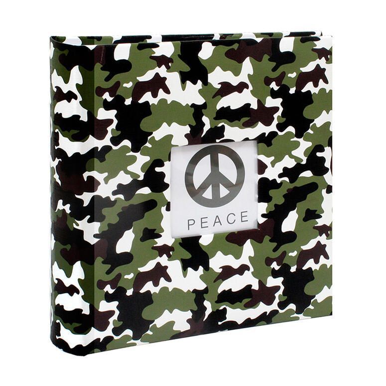 Album camuflado con memo  15x21 cm / 100F Verde