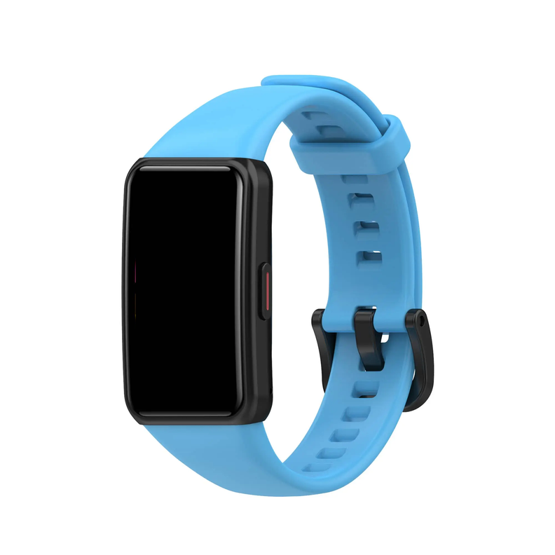 Correa Silicona Compatible Con Huawei Honor Band 6 / Pro / Celeste-0
