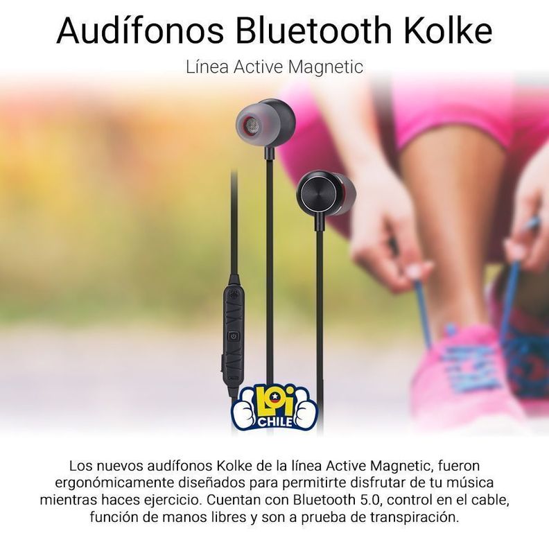 Audifonos Bluetooth Kolke Active Magnetic-1