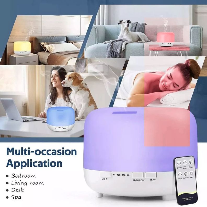 Humificador Ultra Aire Difusor Colores Control + Esencia-3