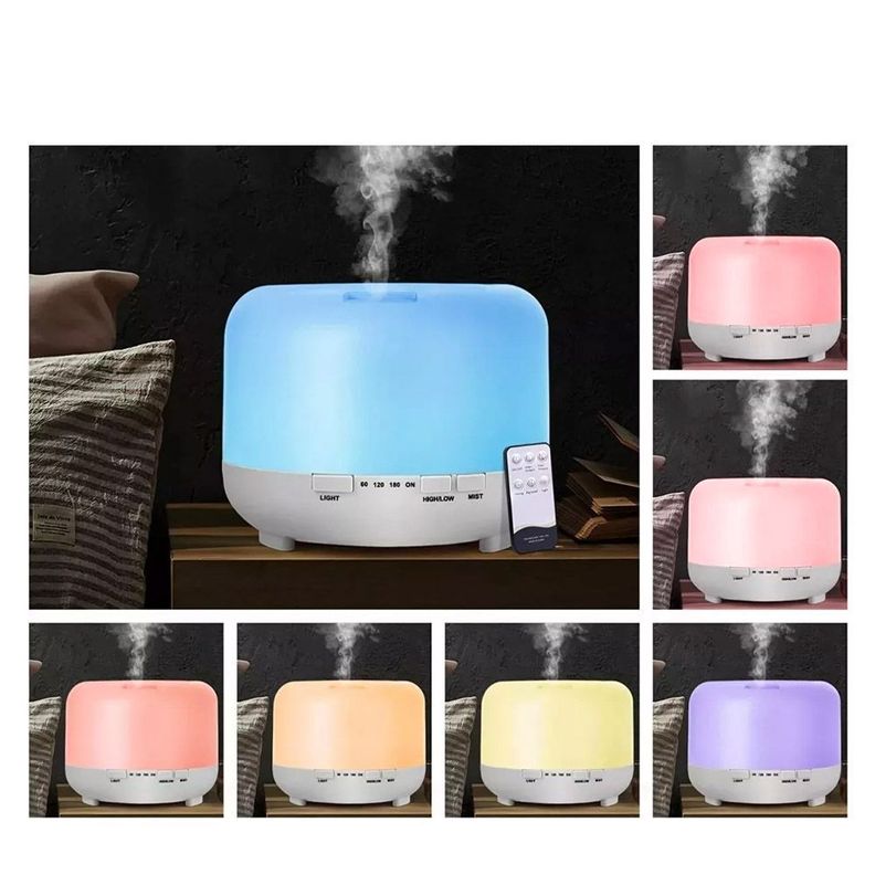 Humificador Ultra Aire Difusor Colores Control + Esencia-4